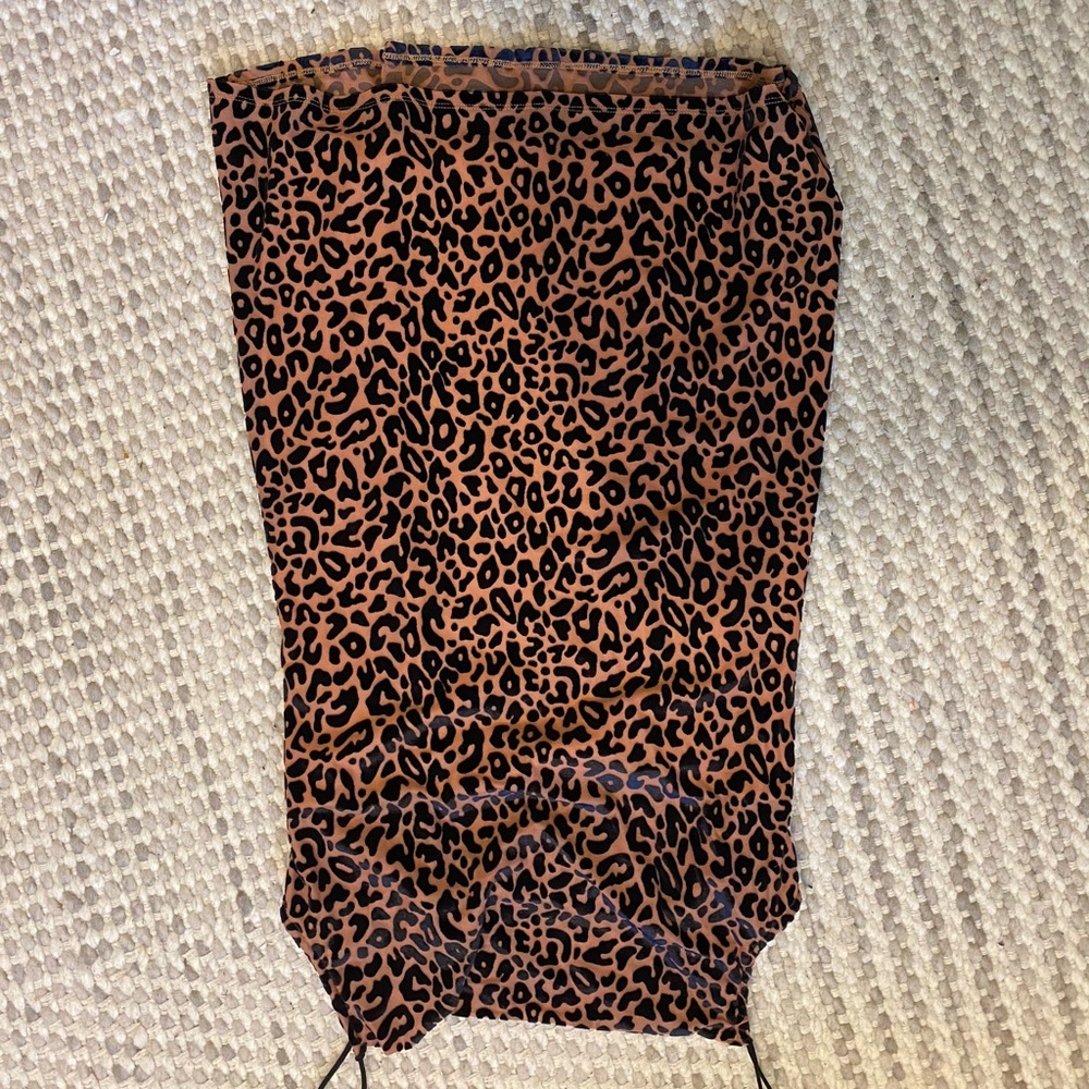 Leopard Print Mini Dress - Picture 2 of 2